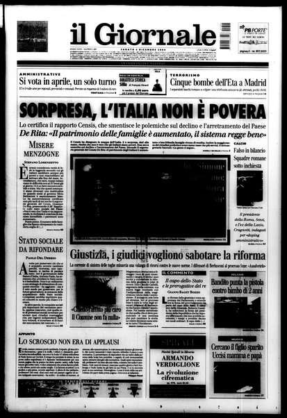 Il giornale : quotidiano del mattino